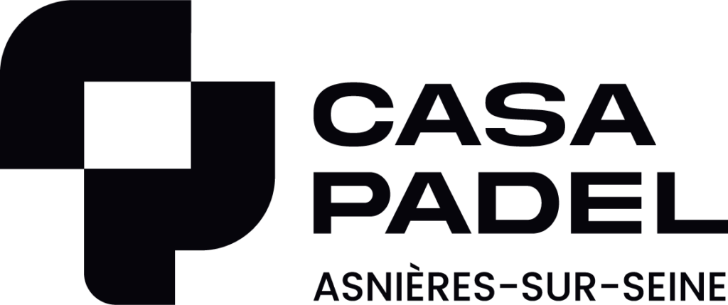 Logo casapadel asnieres black